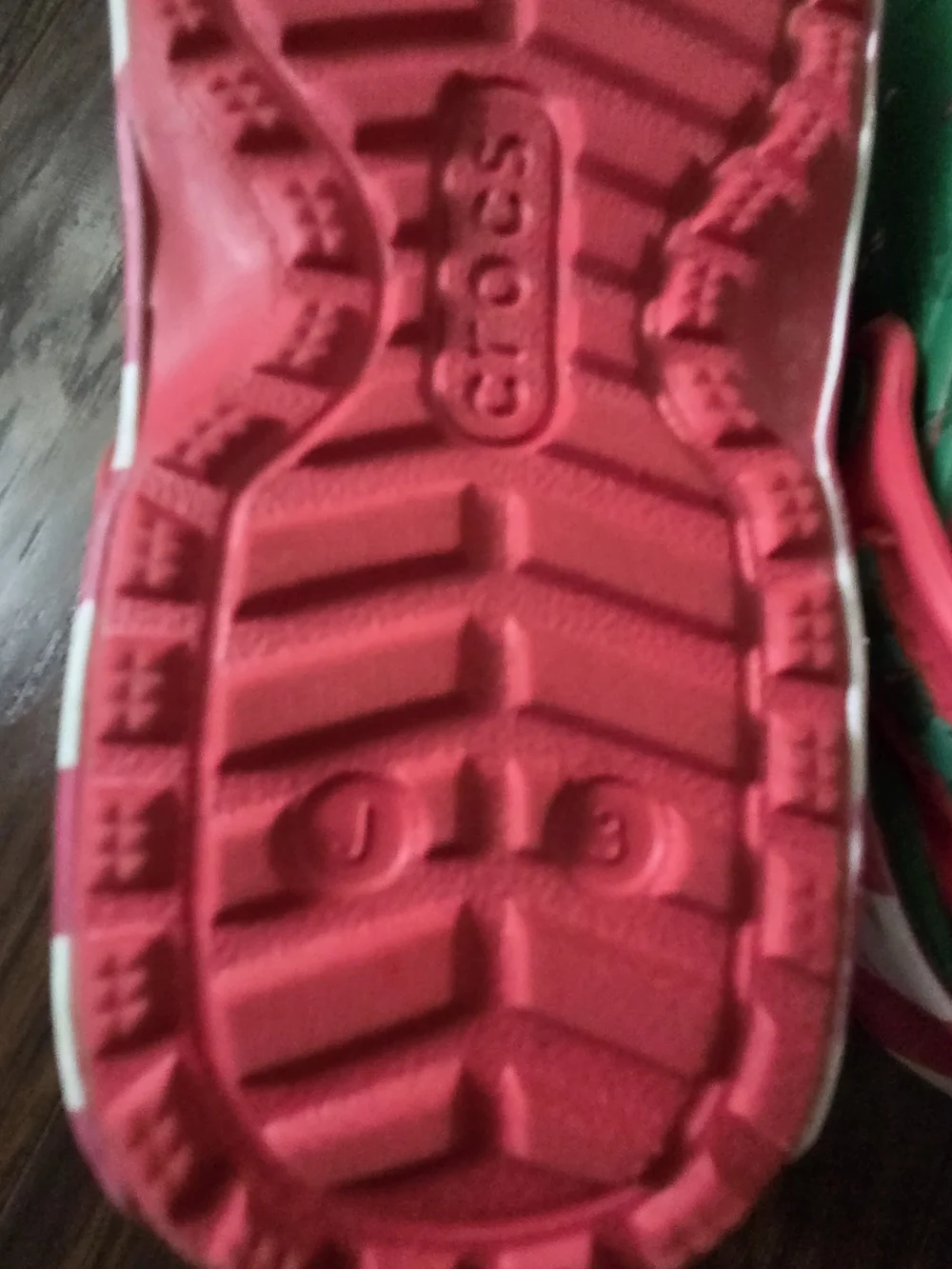 Crocs Kids Disney Mickey Christmas Lined Clog - Green/Red